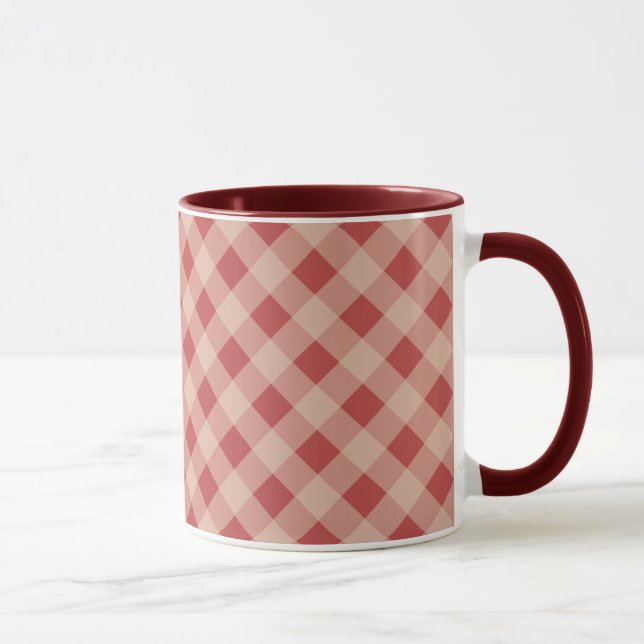 Country Gingham Mug (Right)