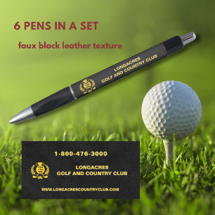 Country & Golf Club Logo Phone Leather Texture 