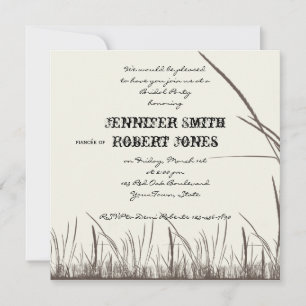 Country Grasslands Bridal Shower Invitation
