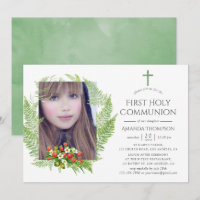 Country Greenery First Holy Communion