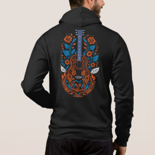 Country Guitar Art Hoodie