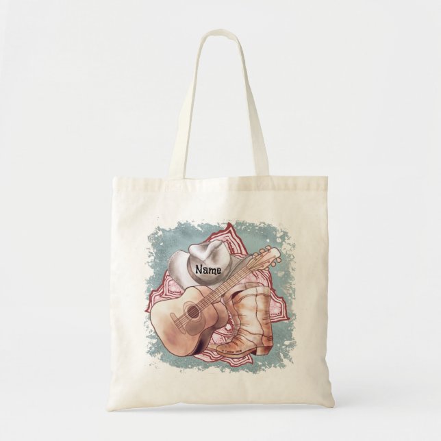 Country Guitar  Tote Bag (Front)