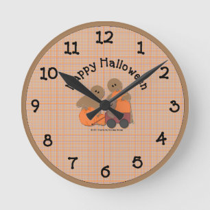 Country Halloween Wall Clock