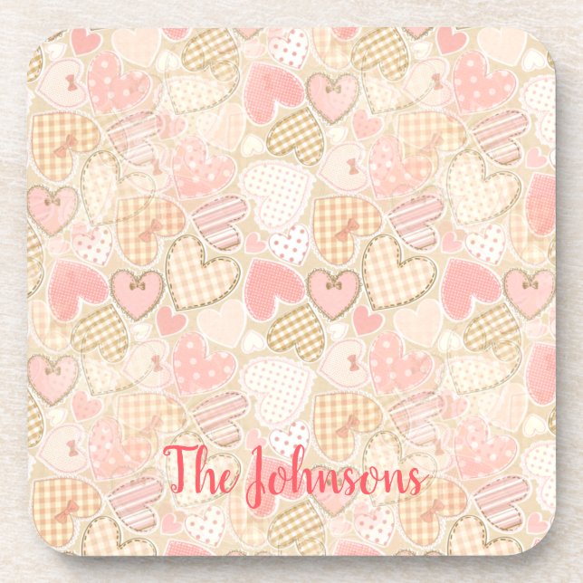 Country Hearts Coaster (Front)