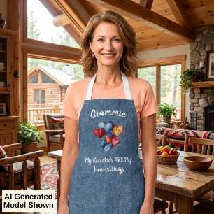 Country Heartstrings Personalised Grandmother Name Apron