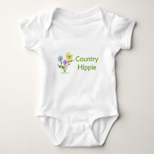 Country Hippie Baby Bodysuit