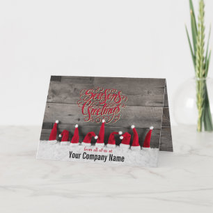 Country Holiday Wishes Corporate Folded Card