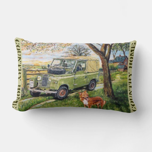 Country Home Lumbar Cushion (Front)
