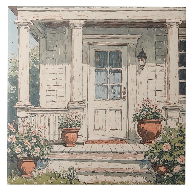 Country Home Porch Tile (Front)