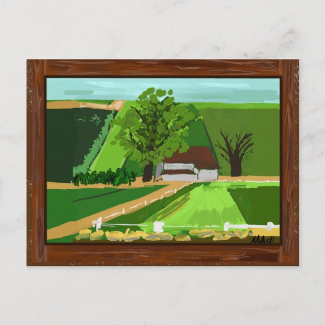 Country Home Postcard (Front)