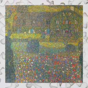 Country House by the Attersee by Gustav Klimt Jigsaw Puzzle