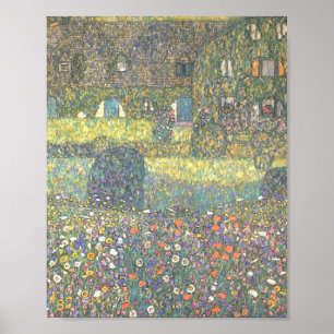 Country House By The Attersee Gustav Klimt Poster