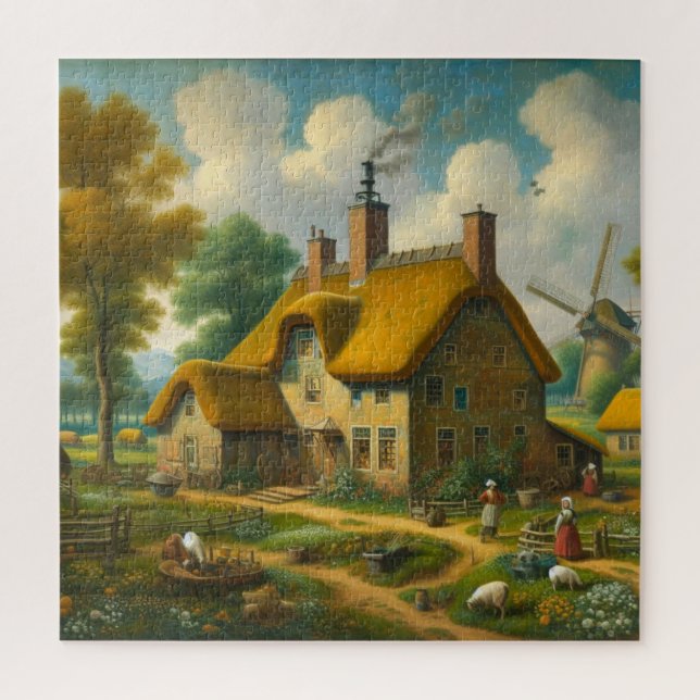 Country house jigsaw puzzle (Vertical)