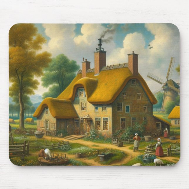 Country house mouse pad (Front)