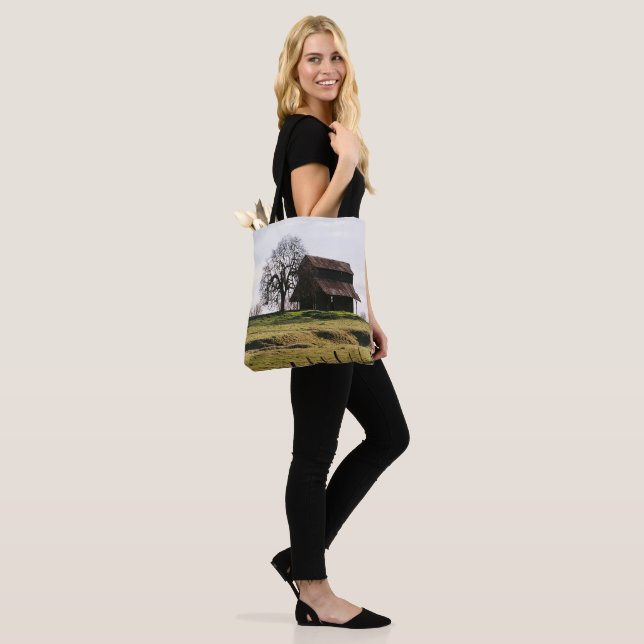 Country in the Fall....... Tote Bag (On Model)
