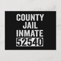 Country Jail Inmate 52540 Funny Halloween Prison