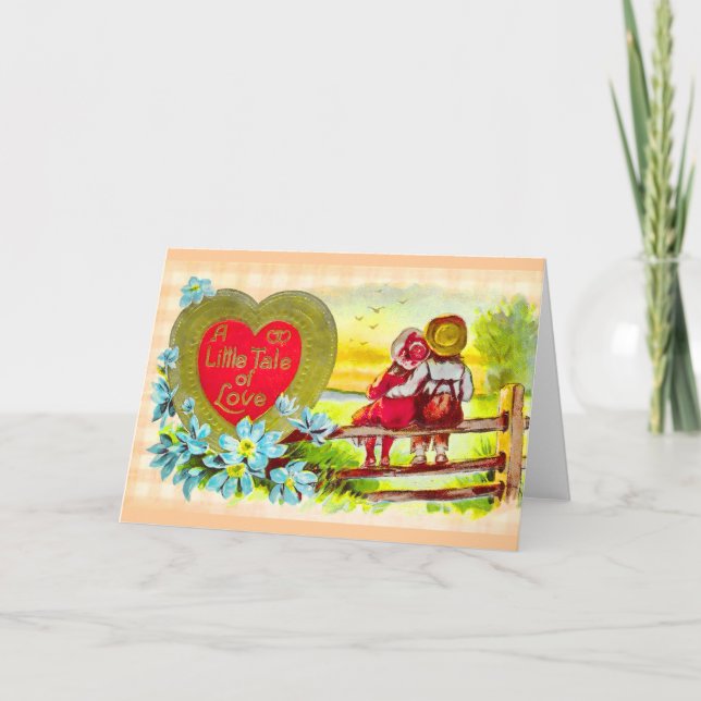 Country Kids Wedding Love Card (Front)