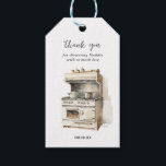 Country Kitchen | Bridal Shower Thank You Gift Tags<br><div class="desc">Perfect for bridal shower brunches or kitchen themed showers. Add a special thank you to your favours with our personalised gift tags. Simple yet elegant these designs are perfect for any celebration. Add your custom wording to this design by using the "Edit this design template" boxes on the right hand...</div>