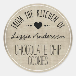 Country Kitchen Burlap From the Kitchen of Label