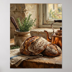 Country Kitchen Copper Hearth Sourdough II Poster