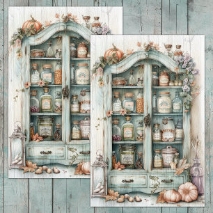 COUNTRY KITCHEN PANTRY DECOUPAGE TISSUE PAPER