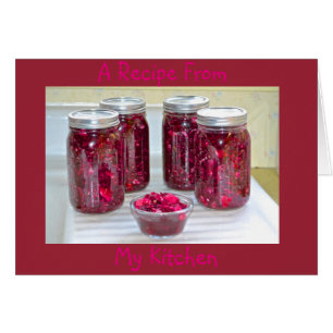 Country Kitchen Recipe Card