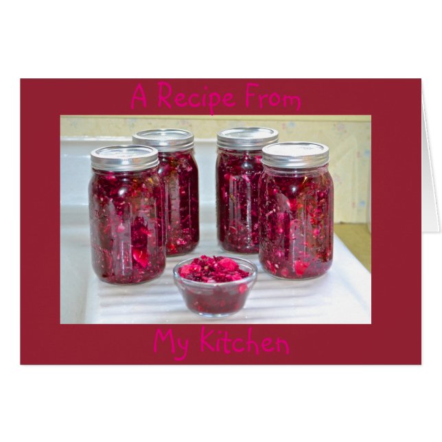 Country Kitchen Recipe Card (Front Horizontal)