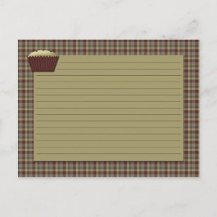 Country Kitchen Recipe Card