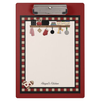 Country Kitchen Recipe Clipboard