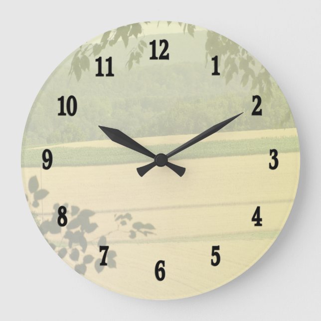 Country Land Wall Clock (Front)