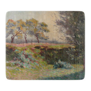 Country Landscape (by Léo Gausson) Cutting Board