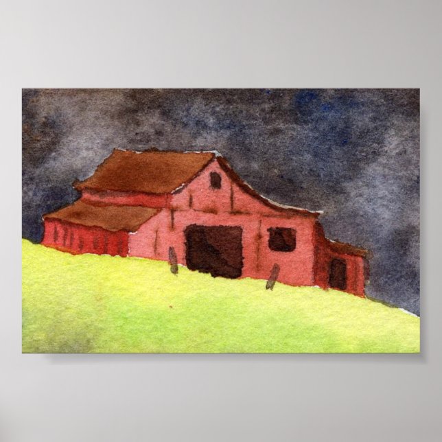 Country Landscape Mini-Poster Poster (Front)