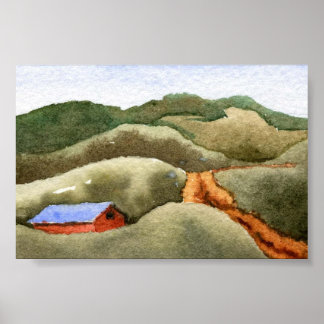 Country Landscape Mini-Poster Poster