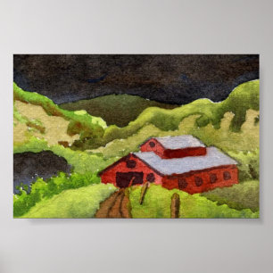 Country Landscape Poster