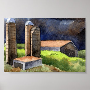 Country Landscape Poster