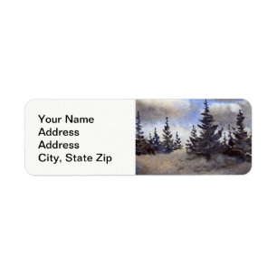 Country landscapes and scenic views pines, clouds.