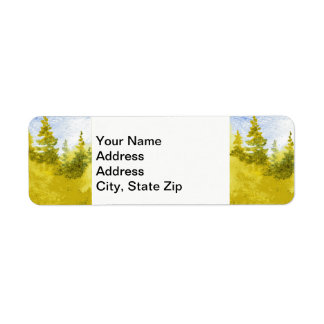 Country landscapes scenic views spring pine tree.