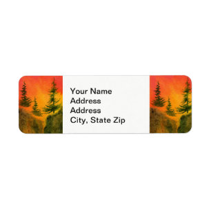 Country landscapes sunrise sunset sky rocks pine.