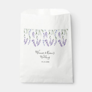 Country Lavender Wedding Favour Bags
