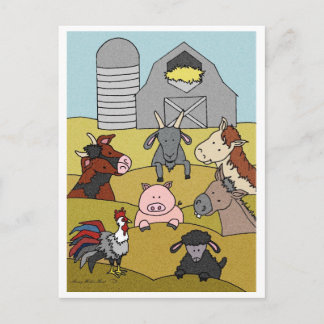 Country Life 8-Baby Shower Invitation Postcard