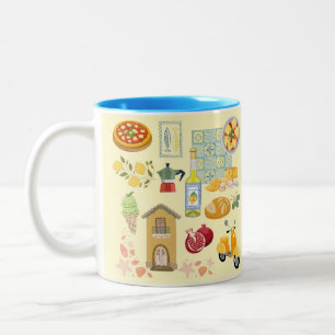 Country Life Italy Two-Tone Coffee Mug
