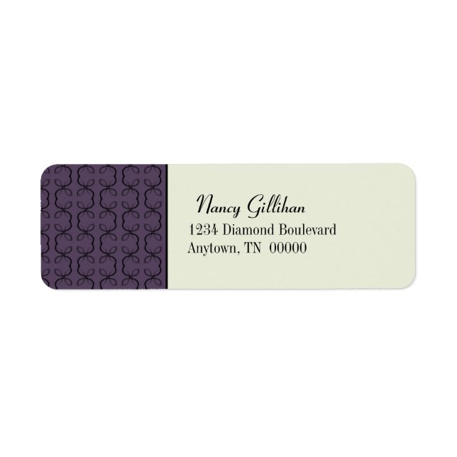 Country Lines Return Address Labels (Front)