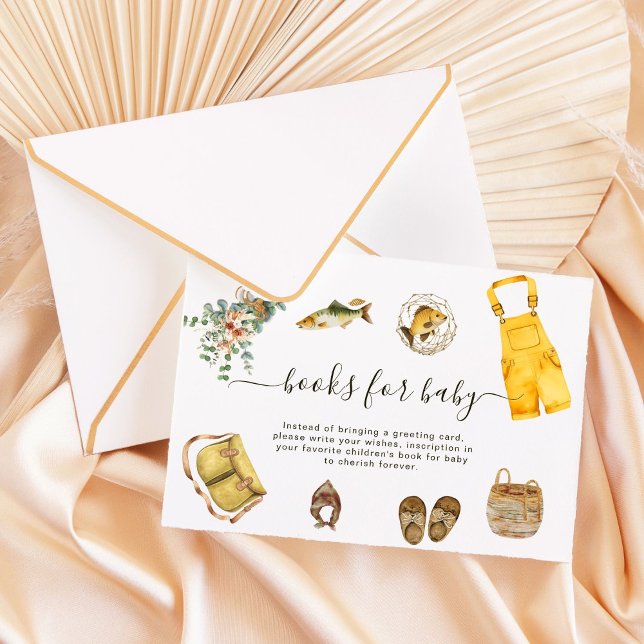 Country Little Fisherman Books for Baby Card (Creator Uploaded)