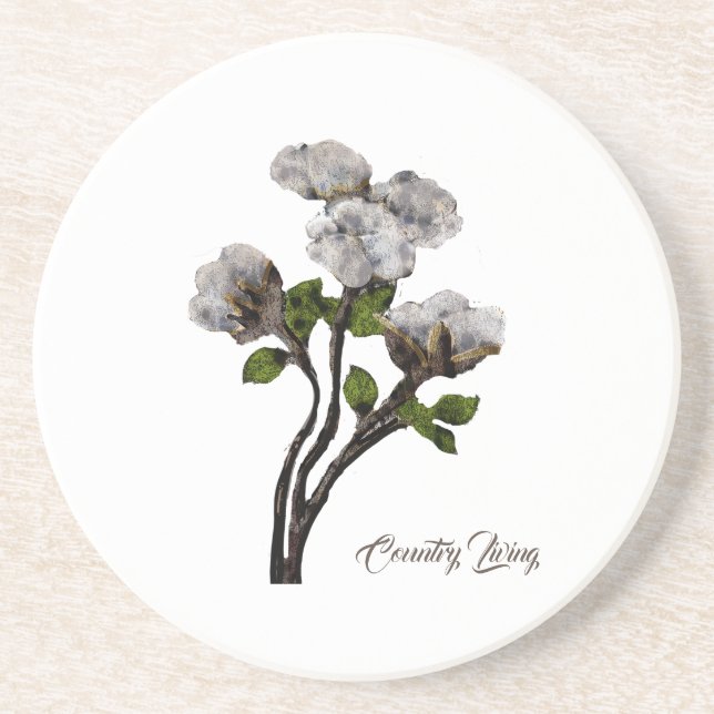 Country Living  Cotton Design Coaster (Front)