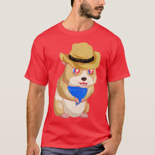 Country Lover Cowboy Animal Western Pet Hamster T-Shirt