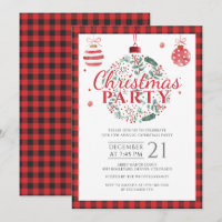 Country Lumberjack Buffalo Christmas Holiday Party