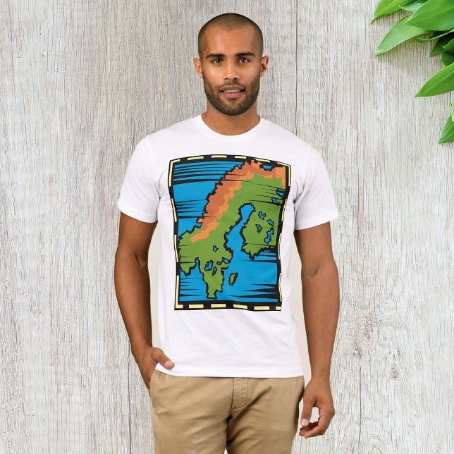 Country Map Mens T-Shirt (Creator Uploaded)