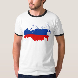 Country Map Russia T-Shirt