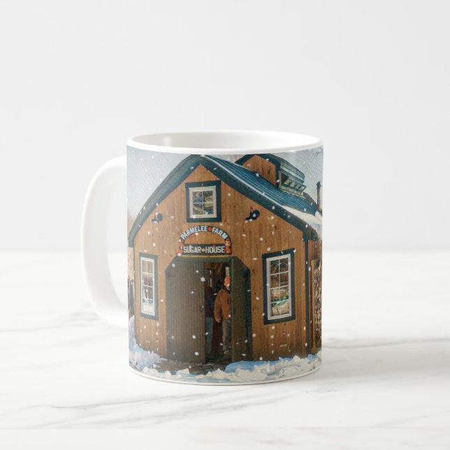 Country Maple Sugar House Coffee Mug (Front Left)