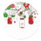 Country Mason Jar Christmas Stickers